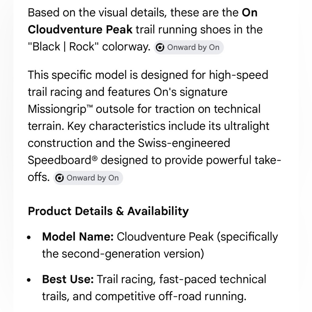 On Cloud Cloudventure Peak Lightweight Water Repe… - image 3